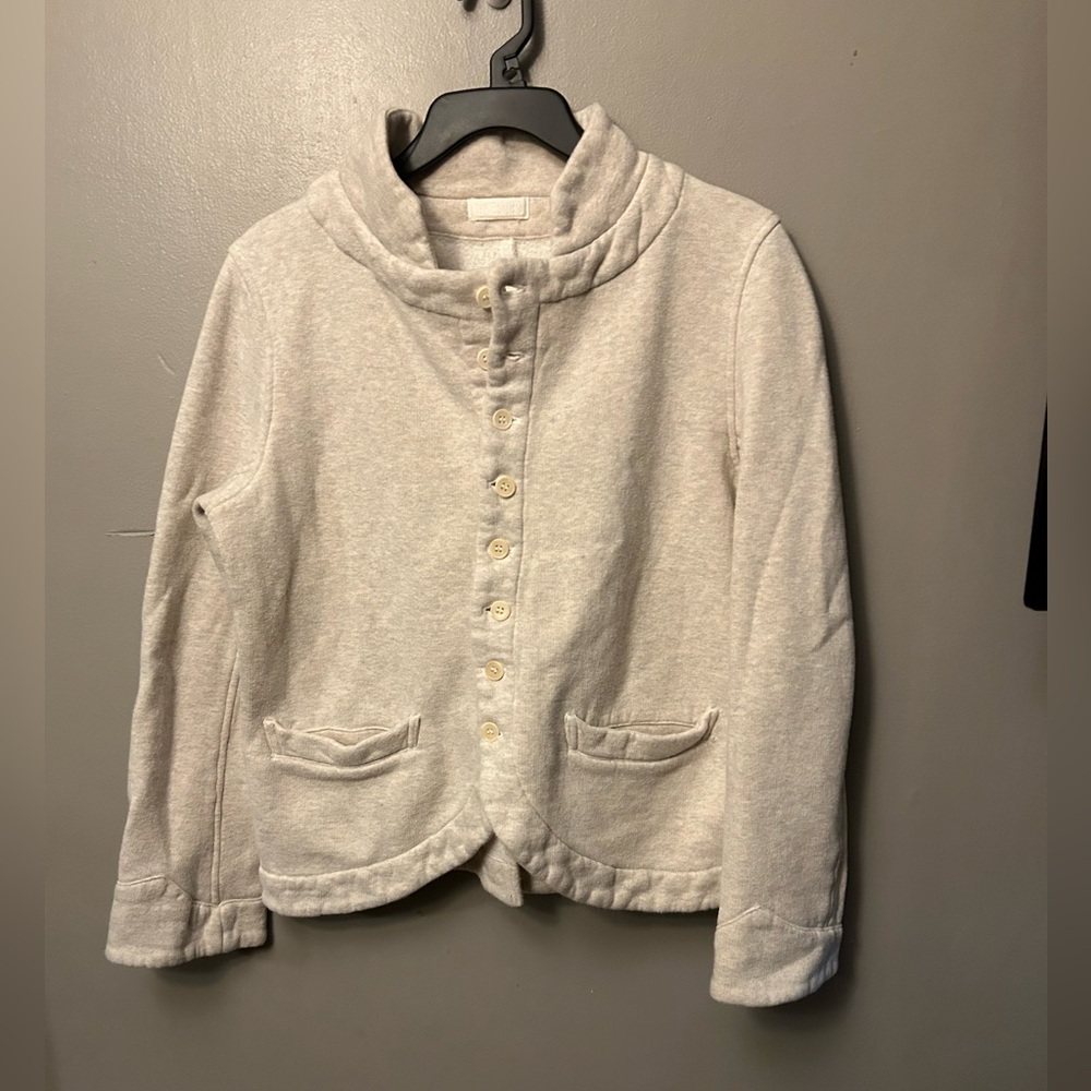 CP Shades jacket - cream/oatmeal heather 100% cotton “Dree” jacket